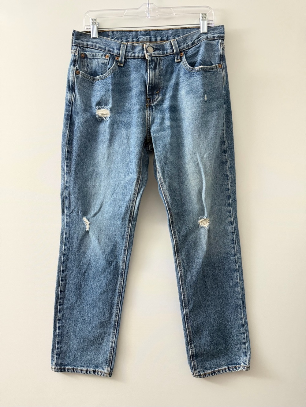 Levis 541 Levi Strauss & Co Size 30 x 30 Men's Jeans Distressed Detail Blue Used